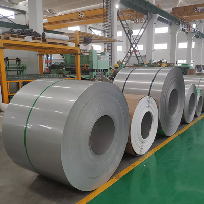 Garis Rambut Selesai Hot Rolled Stainless Steel Coil 8mm 304 Untuk Bahan Bangunan