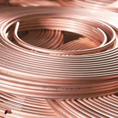 Kualitas Tinggi Pendingin AC Menghubungkan Pipa Tembaga Pancake Coil Kapiler Tembaga Coil Tabung Tembaga