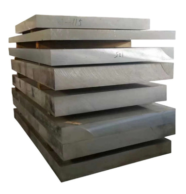 ASTM 5005 5083 5054 Lembar/Lemparan Alloy Aluminium Berkualitas Tinggi Warna Disesuaikan