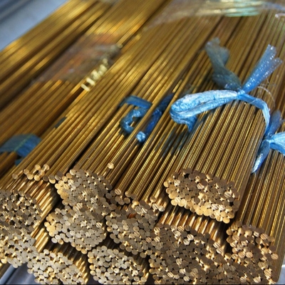 Bahan tembaga tahan korosi C2100 C21000 Cuzn5 CZ125 H95 Bar tembaga padat