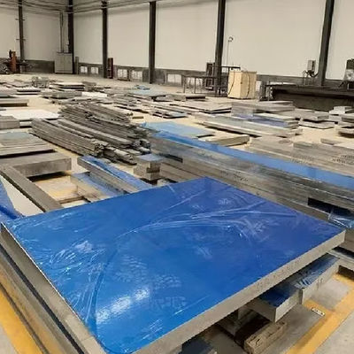 T6 80mm Paduan Aluminium Disesuaikan 7000 Seri 7075 Plat Lembar