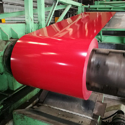 PPGI DX51D Color Coated Steel Coil DX55D Untuk Plat Kontainer